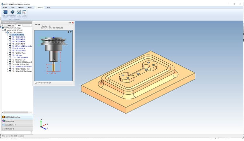 CAMWorks ShopFloor 2021 Plus SP3