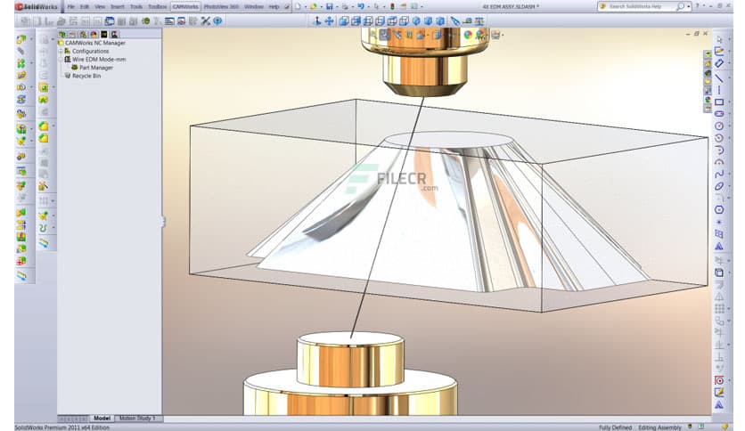 CAMWorks WireEDM Pro 2025 SP0 for SolidWorks