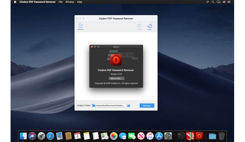 Cisdem PDF Password Remover 5.3.0