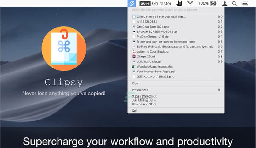 Clipsy – Clipboard Manager 2.2