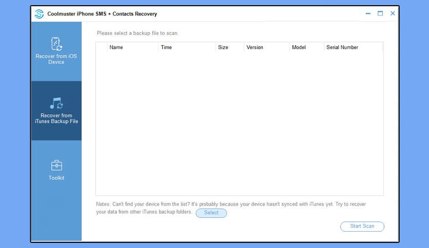 Coolmuster iPhone SMS + Contacts Recovery 5.0.9