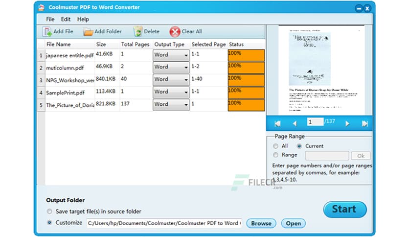 Coolmuster PDF to Word Converter 2.3.3