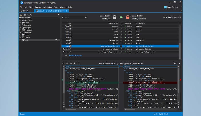 dbForge Compare Bundle for MySQL Enterprise 9.1.1.0
