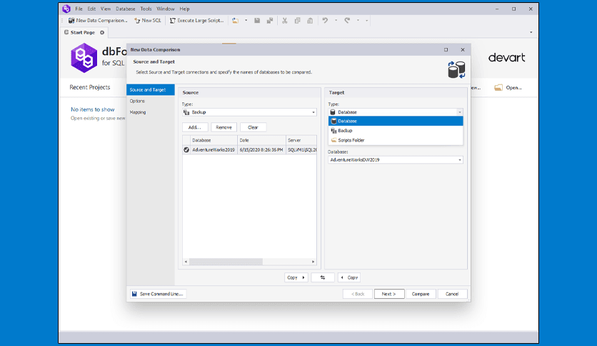 dbForge Data Compare for SQL Server 5.5.3