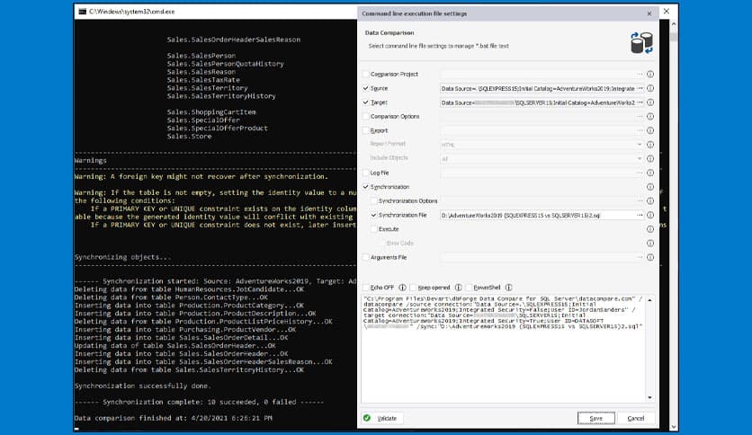 dbForge Data Compare for SQL Server 5.5.3