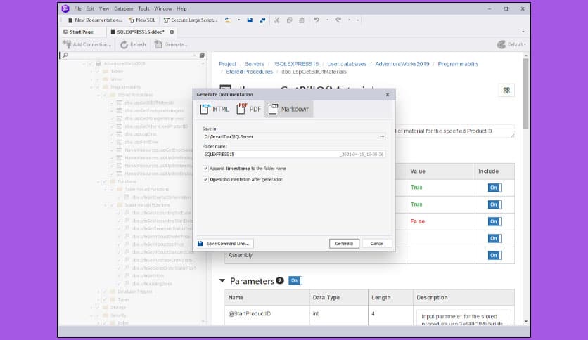 dbForge Documenter for SQL Server 1.8.2