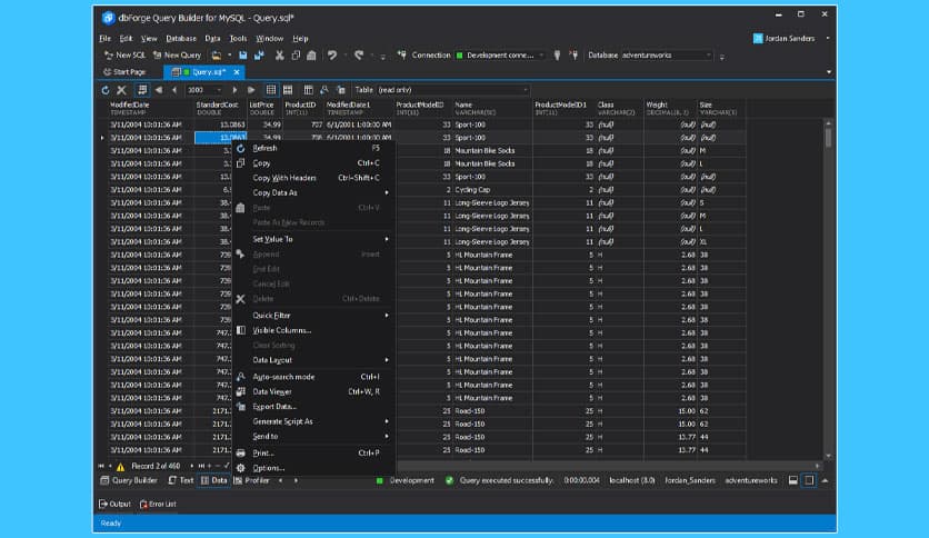 dbForge Query Builder for MySQL 10.0.225