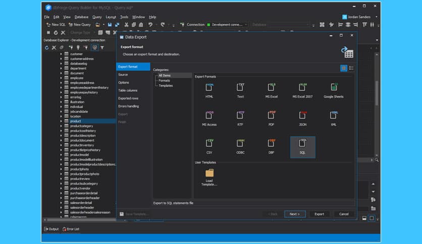 dbForge Query Builder for MySQL 10.0.225