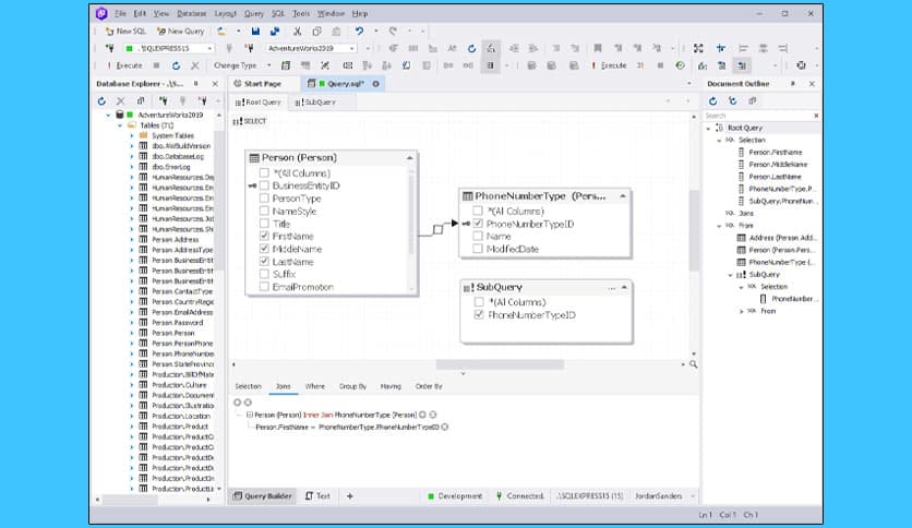 dbForge Query Builder for SQL Server 4.2.35
