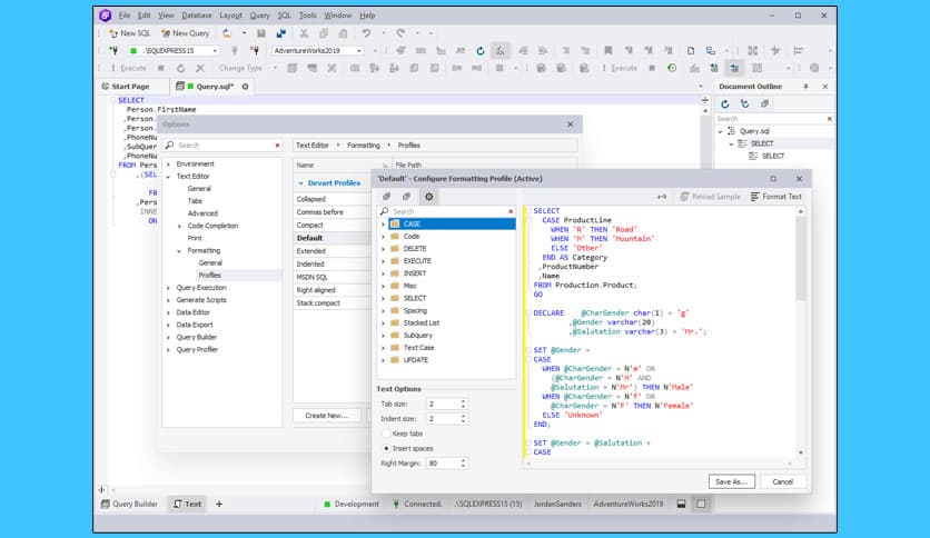 dbForge Query Builder for SQL Server 4.2.35