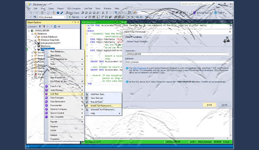 dbForge Unit Test for SQL Server 1.9.3