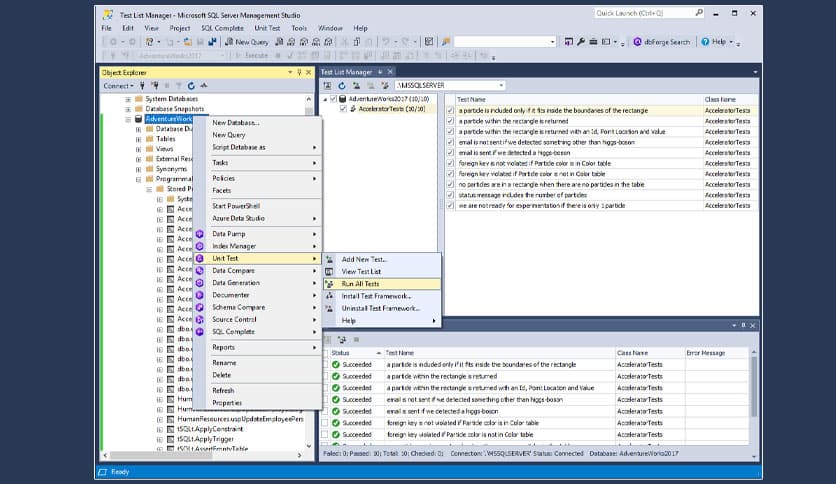 dbForge Unit Test for SQL Server 1.9.3