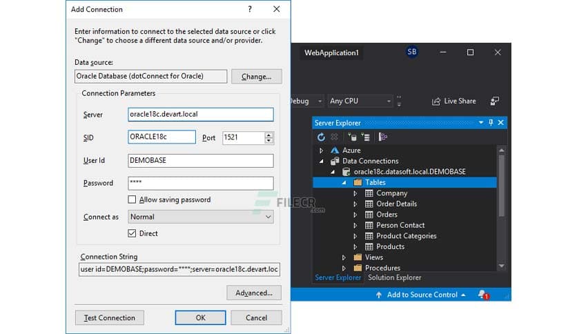dotConnect for Oracle 10.0.0 Professional