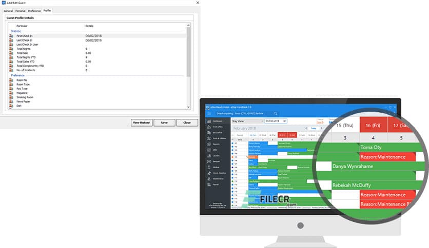 eZee FrontDesk Hotel PMS & POS 7.0.215