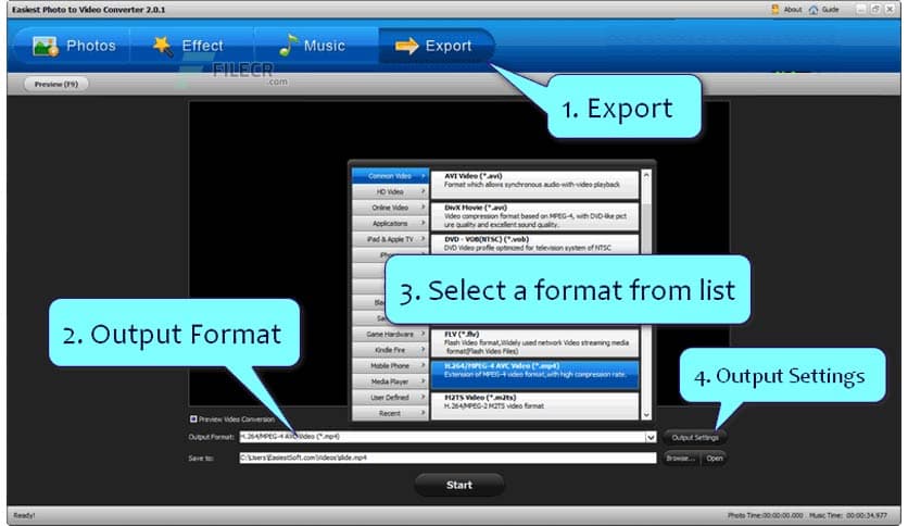 EasiestSoft Easiest Photo to Video Converter 2.0.1