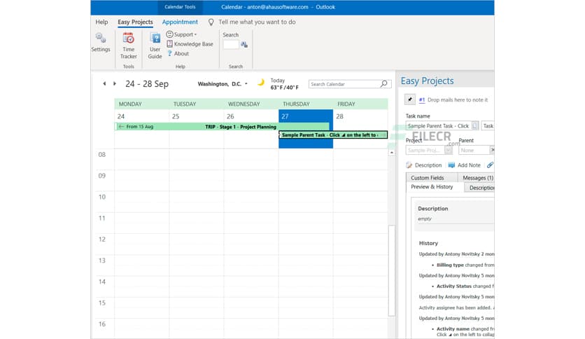 Easy Projects Outlook Add-In for Desktop 3.7.3.0