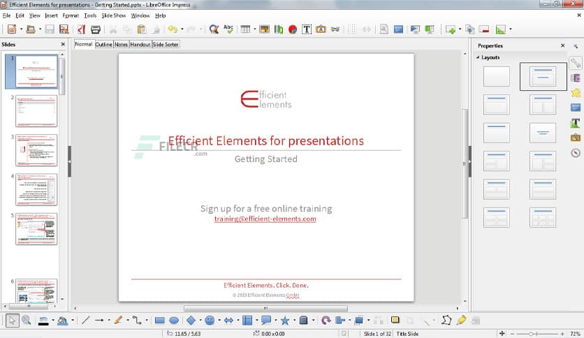 Efficient Elements for presentations 4.4.5800.1
