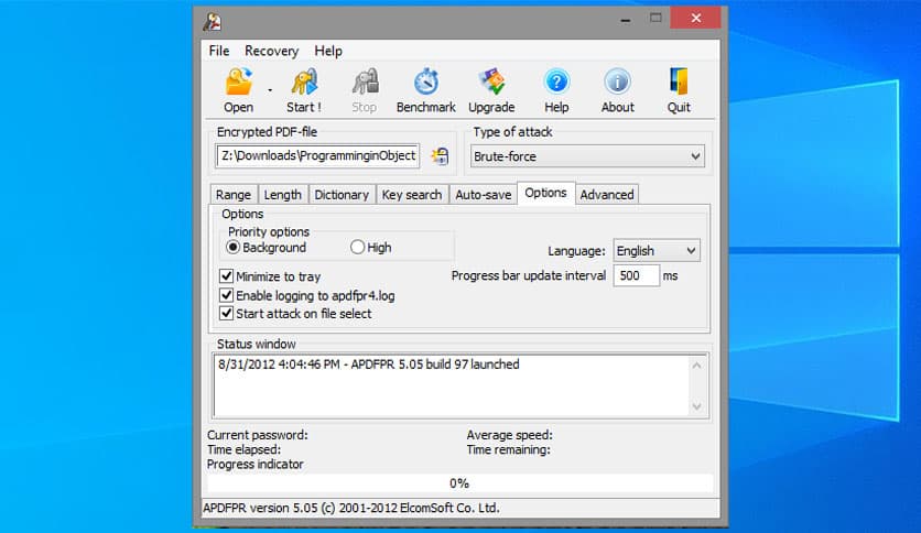 ElcomSoft Advanced PDF Password Recovery Enterprise 5.20.194