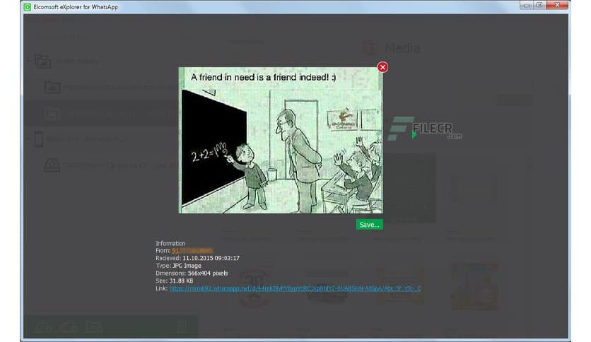Elcomsoft eXplorer for WhatsApp Forensic 2.80.39025