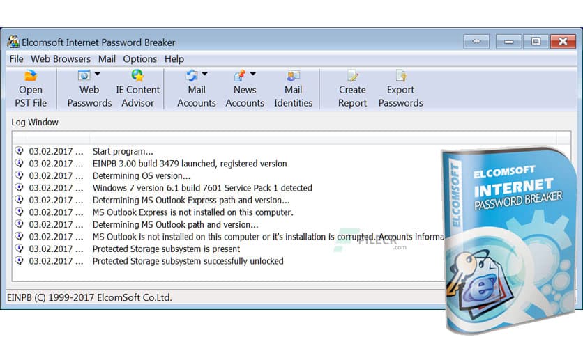 Elcomsoft Internet Password Breaker 3.30.5802