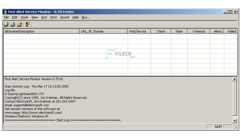 First Alert Service Monitor 25.10.31