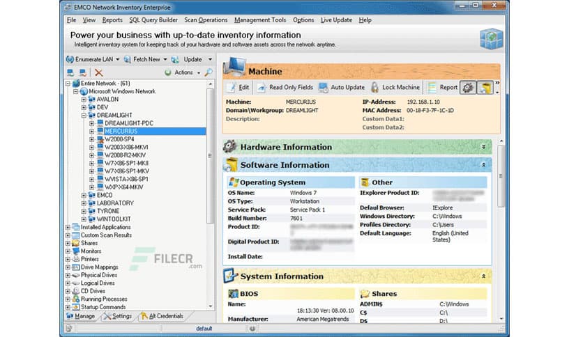 EMCO Network Inventory Enterprise 5.8.27.11201