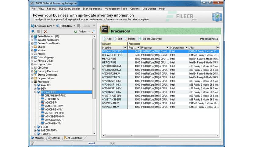 EMCO Network Inventory Enterprise 5.8.27.11201