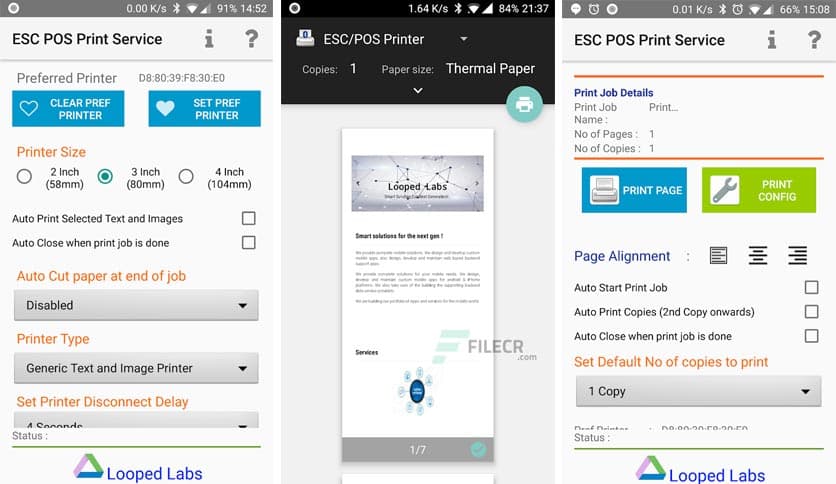 ESC POS Bluetooth Print Service v2.3.4