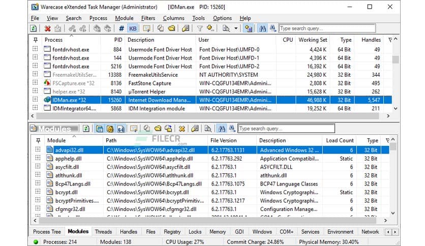 eXtended Task Manager Enterprise 2.15.1901.1