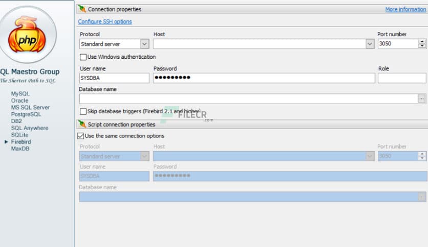 SQLMaestro Firebird PHP Generator 22.8.0.22