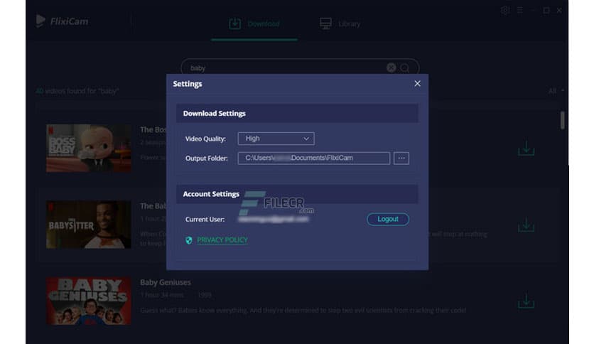 FlexiCam Netflix Video Downloader 1.8.9