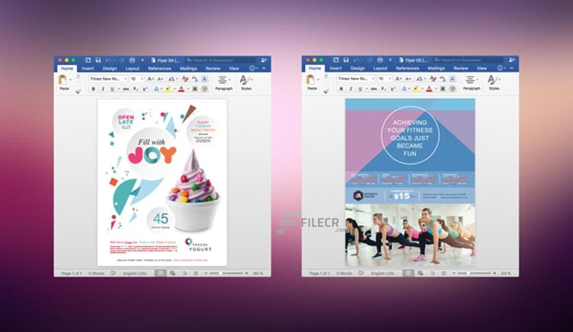 Flyer Design – Flyer Templates for Word 1.0