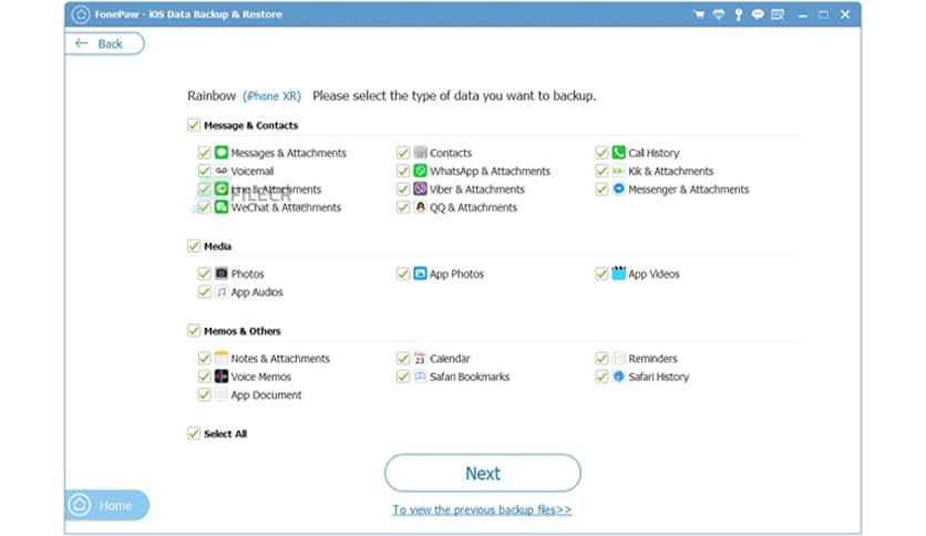 FonePaw iOS Data Backup and Restore 9.1
