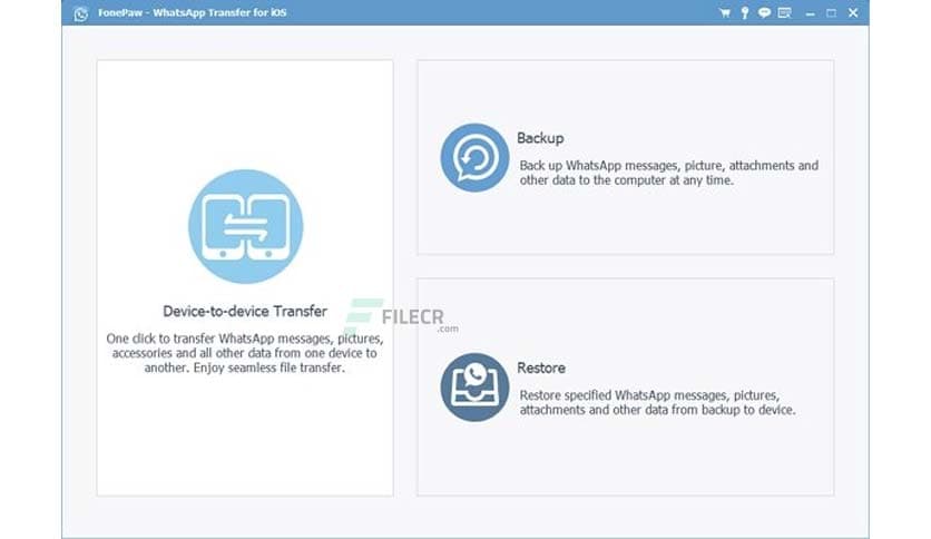 FonePaw WhatsApp Transfer for iOS 1.8