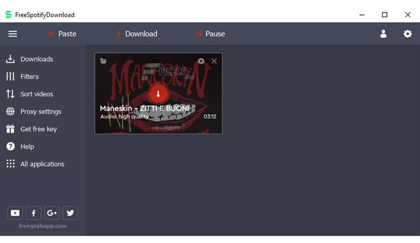 FreeGrabApp Free Spotify Download 5.1.2.527 Premium