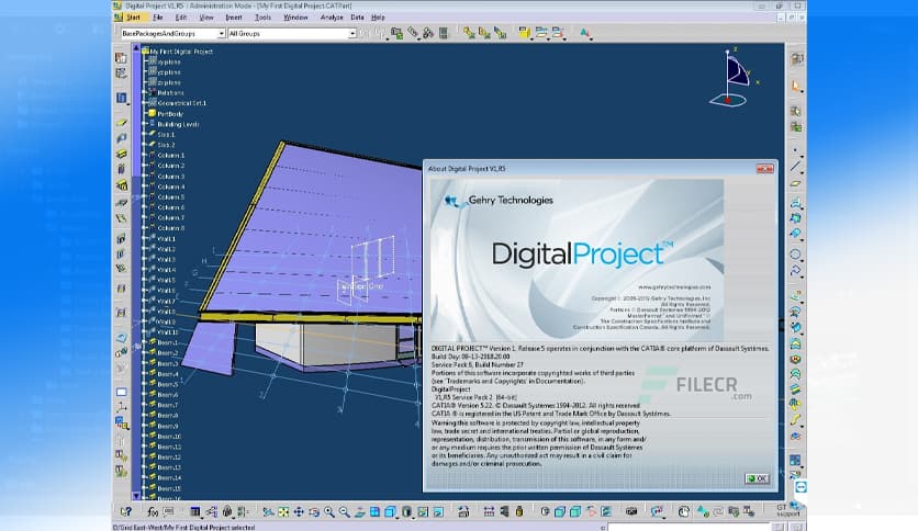 Gehry Technologies Digital Project V1,R5 (Catia.V5R27)