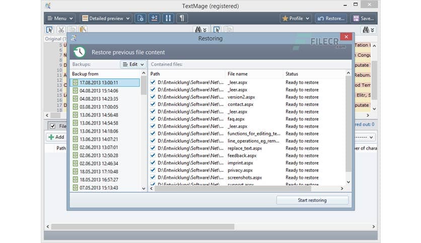 Gillmeister Batch Text Replacer 2.15