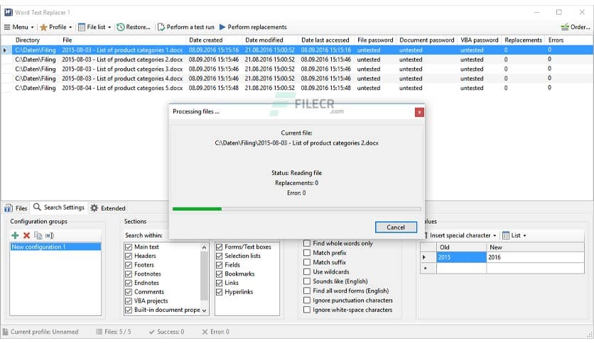 Gillmeister Word Text Replacer 1.2.0