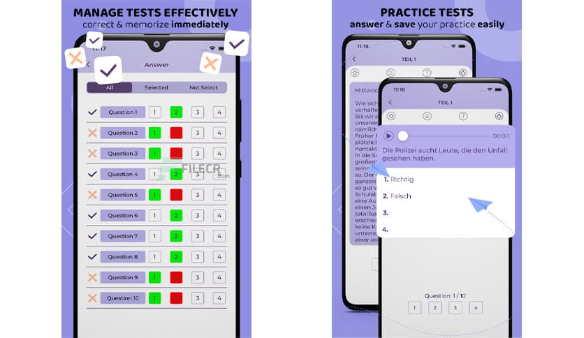 Goethe Prep – Practice A1 A2 B1 B2 Deutsch lernen v3.1