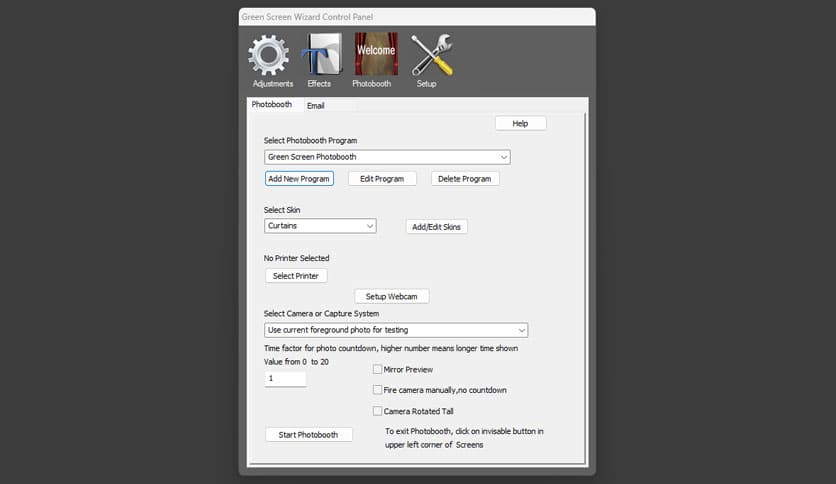 Green Screen Wizard Photobooth 5.2