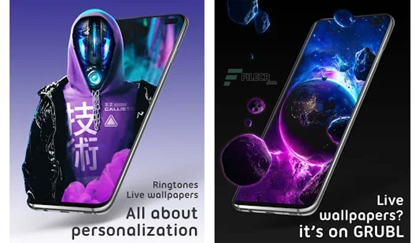 GRUBL Live Wallpapers 4Κ & Ringtones v2.7.2