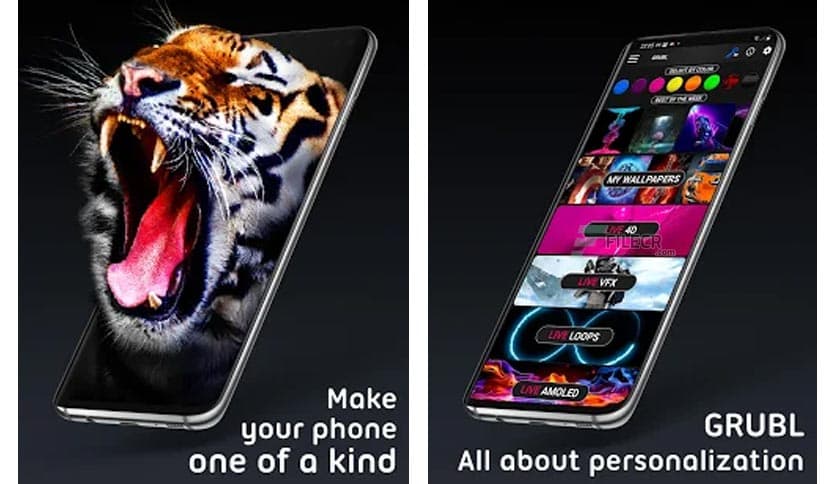 GRUBL Live Wallpapers 4Κ & Ringtones v2.7.2