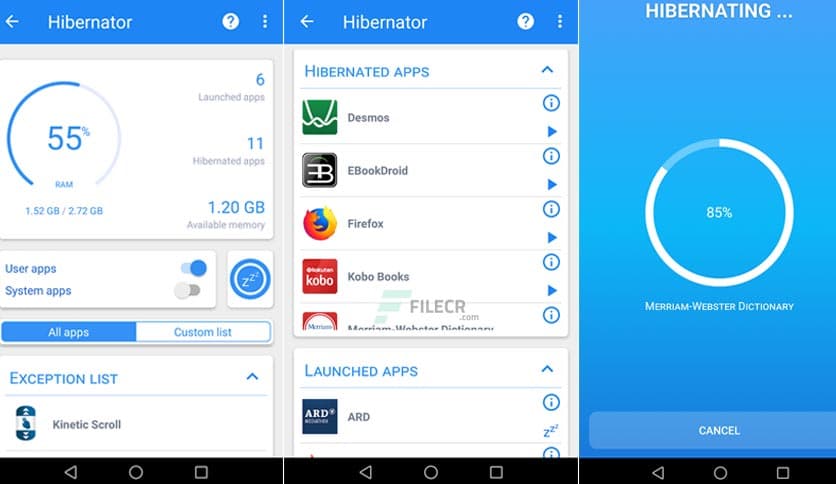 Hibernator: Force Stop Apps 2.55.6 build 5201