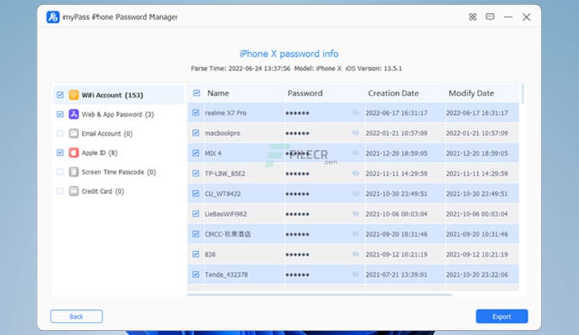 imyPass iPhone Password Manager 1.0.8