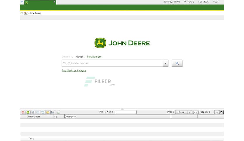 John Deere Hitachi Parts Advisor 2020.02