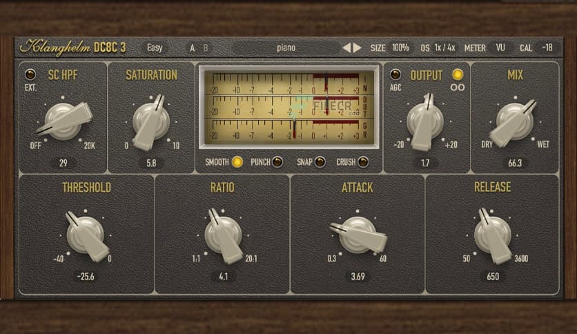 Klanghelm DC8C 3 advanced compressor 3.3.2