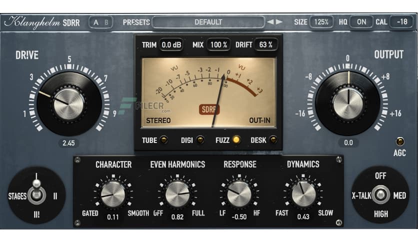 Klanghelm SDRR 2 saturation chameleon 2.3.3