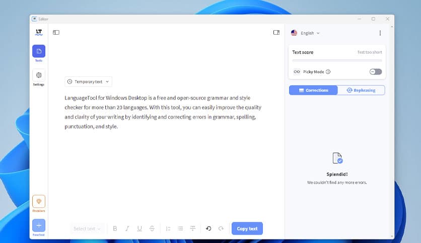 LanguageTool for Windows Desktop
