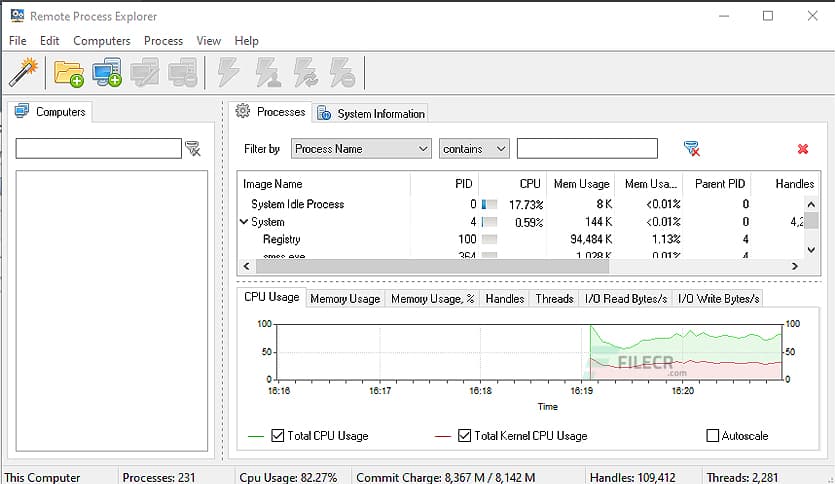 LizardSystems Remote Process Explorer 25.05