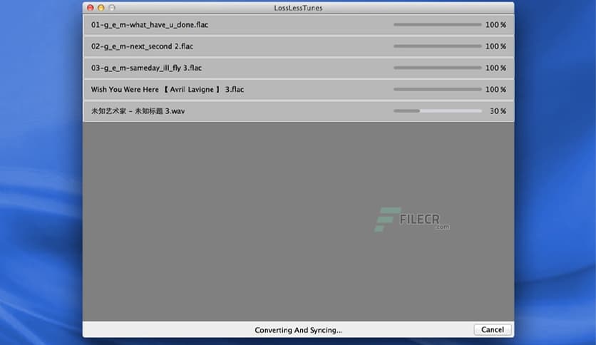 LosslessTunes – Lossless Audio Converter 1.6.0